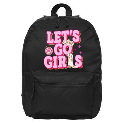 Lets Go Girl Cowgirl Howdy 16 in Basic Backpack