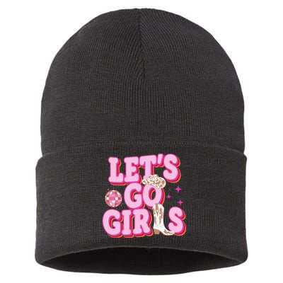 Lets Go Girl Cowgirl Howdy Sustainable Knit Beanie