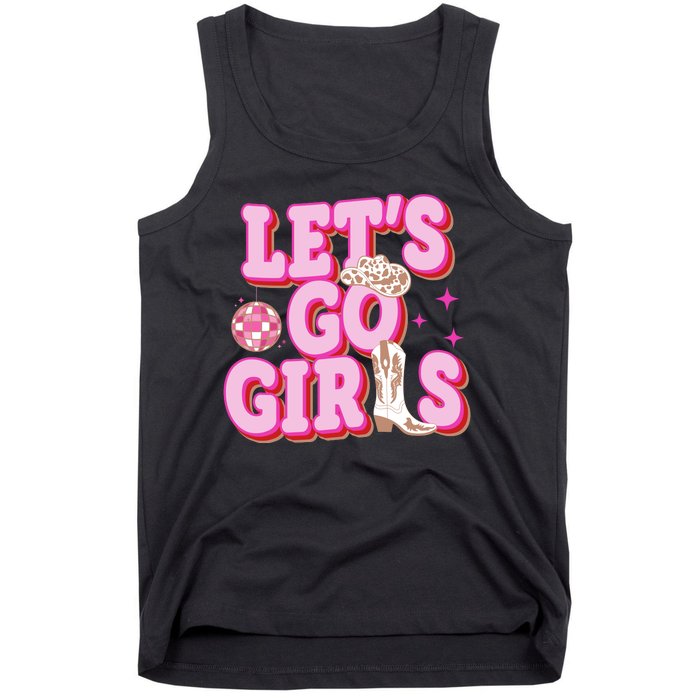 Lets Go Girl Cowgirl Howdy Tank Top