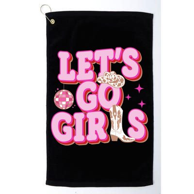 Lets Go Girl Cowgirl Howdy Golf Towel