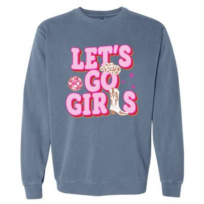 Lets Go Girl Cowgirl Howdy Garment-Dyed Sweatshirt