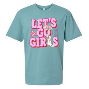 Lets Go Girl Cowgirl Howdy Sueded Cloud Jersey T-Shirt