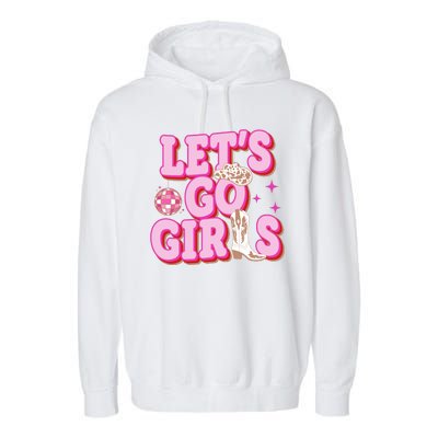 Lets Go Girl Cowgirl Howdy Garment-Dyed Fleece Hoodie