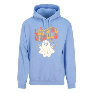 LetS Go Ghouls Ghost Halloween Spooky Costume Fun Cool Gift Unisex Surf Hoodie