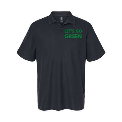 LetS Go Green Sport Wear Softstyle Adult Sport Polo