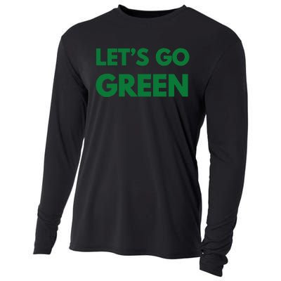 LetS Go Green Sport Wear Cooling Performance Long Sleeve Crew