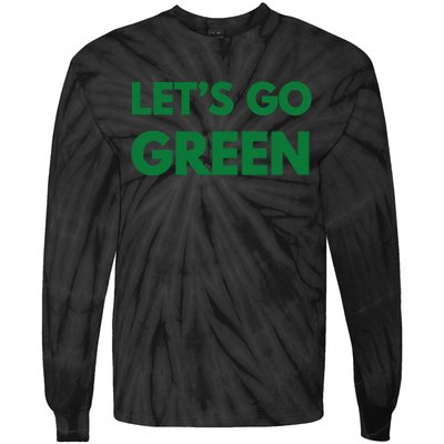 LetS Go Green Sport Wear Tie-Dye Long Sleeve Shirt