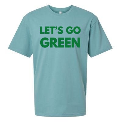 LetS Go Green Sport Wear Sueded Cloud Jersey T-Shirt