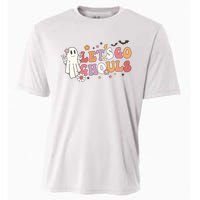 Lets Go Ghouls Ghost Funny Halloween Costume Cooling Performance Crew T-Shirt