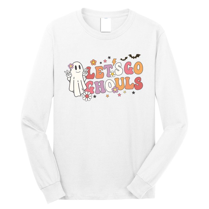 Lets Go Ghouls Ghost Funny Halloween Costume Long Sleeve Shirt