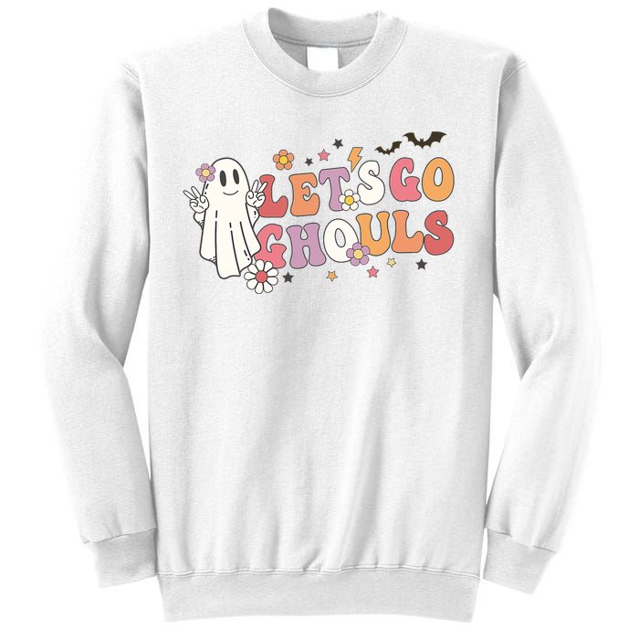 Lets Go Ghouls Ghost Funny Halloween Costume Sweatshirt