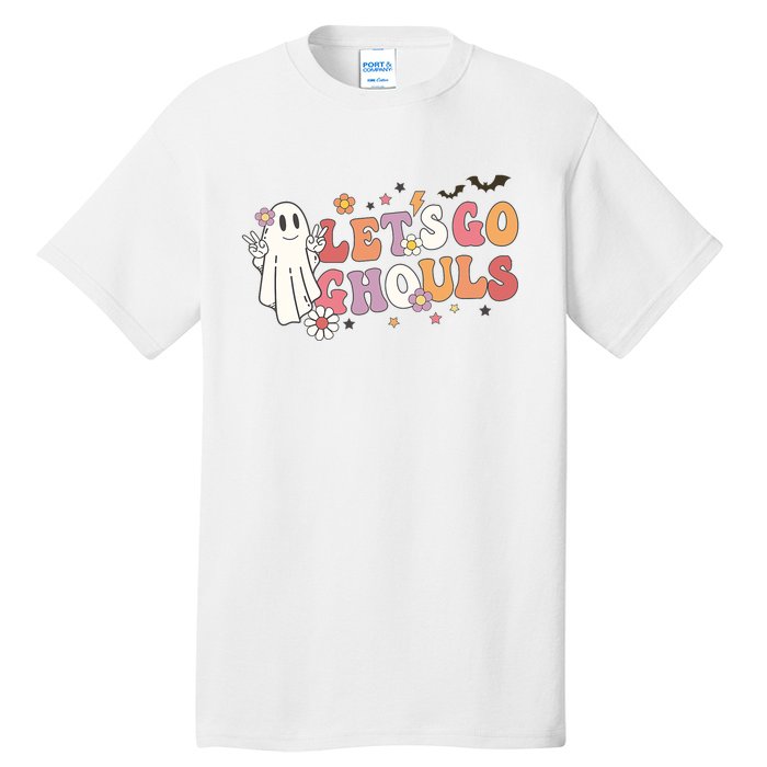 Lets Go Ghouls Ghost Funny Halloween Costume Tall T-Shirt