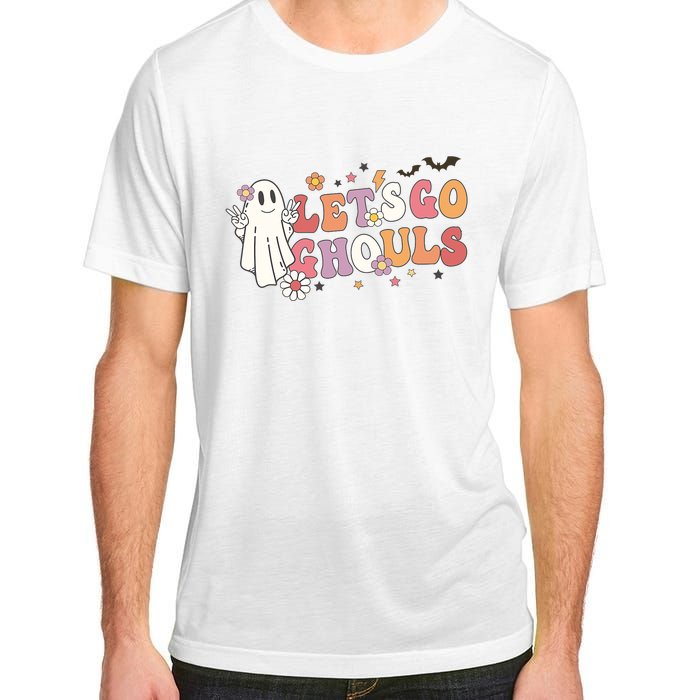 Lets Go Ghouls Ghost Funny Halloween Costume Adult ChromaSoft Performance T-Shirt