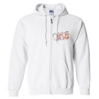 Lets Go Ghouls Ghost Funny Halloween Costume Full Zip Hoodie