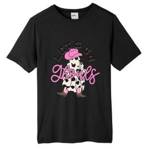 Let’s Go Ghouls Halloween Spooky Western Cowgirl Retro Tall Fusion ChromaSoft Performance T-Shirt