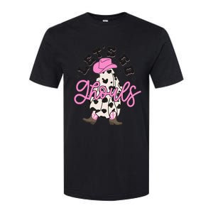 Let’s Go Ghouls Halloween Spooky Western Cowgirl Retro Softstyle CVC T-Shirt