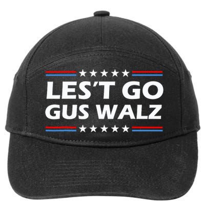 Lets Go Gus Walz 7-Panel Snapback Hat