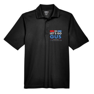 Lets Go Gus Walz Men's Origin Performance Piqué Polo