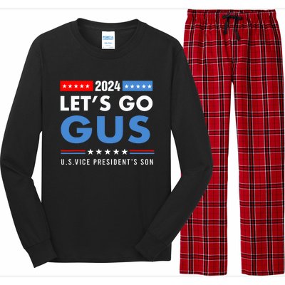 Lets Go Gus Walz Long Sleeve Pajama Set