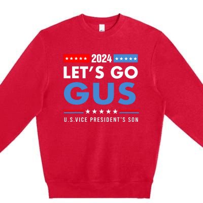 Lets Go Gus Walz Premium Crewneck Sweatshirt