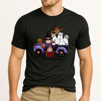 Let's Go Ghouls On Truck Funny Halloween Boo Witch Hat Cats Pumpkin Graphic Cooling Performance Crew T-Shirt