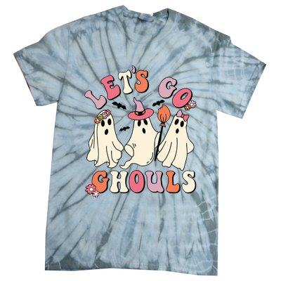 Lets Go Ghouls Halloween Tie-Dye T-Shirt