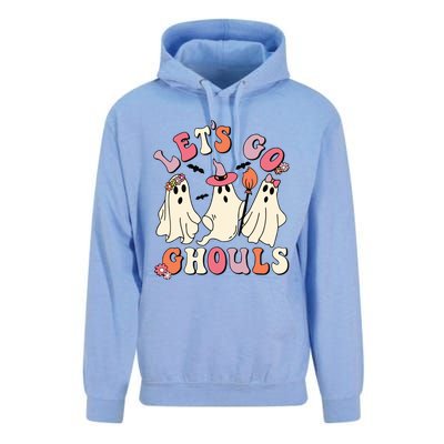 Lets Go Ghouls Halloween Unisex Surf Hoodie