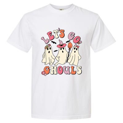 Lets Go Ghouls Halloween Garment-Dyed Heavyweight T-Shirt