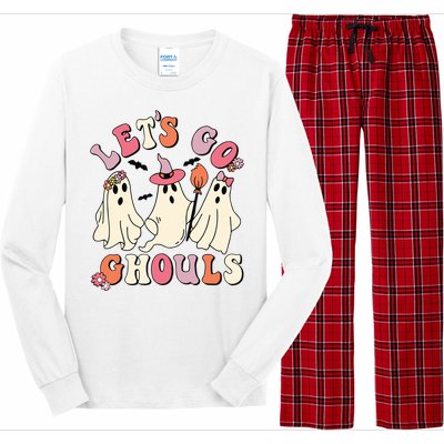 Lets Go Ghouls Halloween Long Sleeve Pajama Set