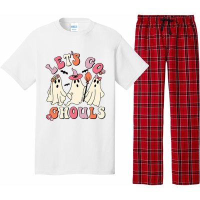 Lets Go Ghouls Halloween Pajama Set