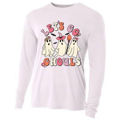 Lets Go Ghouls Halloween Cooling Performance Long Sleeve Crew