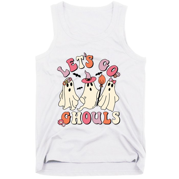 Lets Go Ghouls Halloween Tank Top