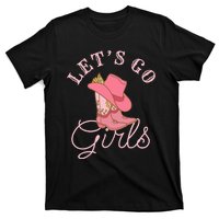 Lets Go Girl Fun Cute Country Western Cowgirl Bachelorette T-Shirt