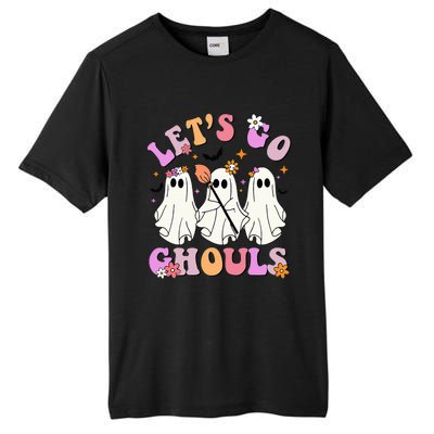 Lets Go Ghouls Halloween Ghost Outfit Costume Retro Groovy Tall Fusion ChromaSoft Performance T-Shirt