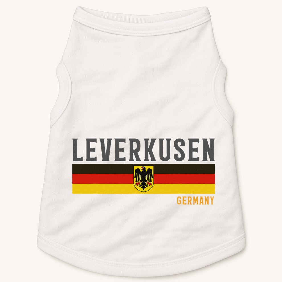 Leverkusen Germany Germany Flag Doggie Tank