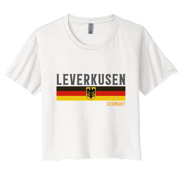 Leverkusen Germany Germany Flag Crop Top