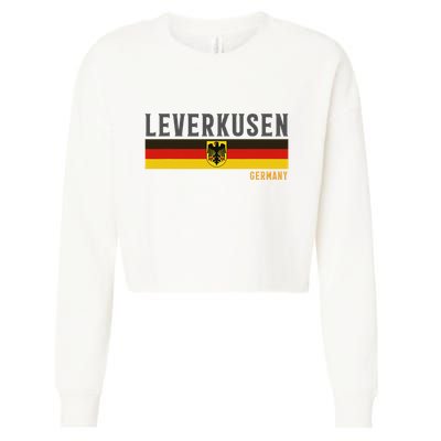 Leverkusen Germany Germany Flag Cropped Pullover Crew