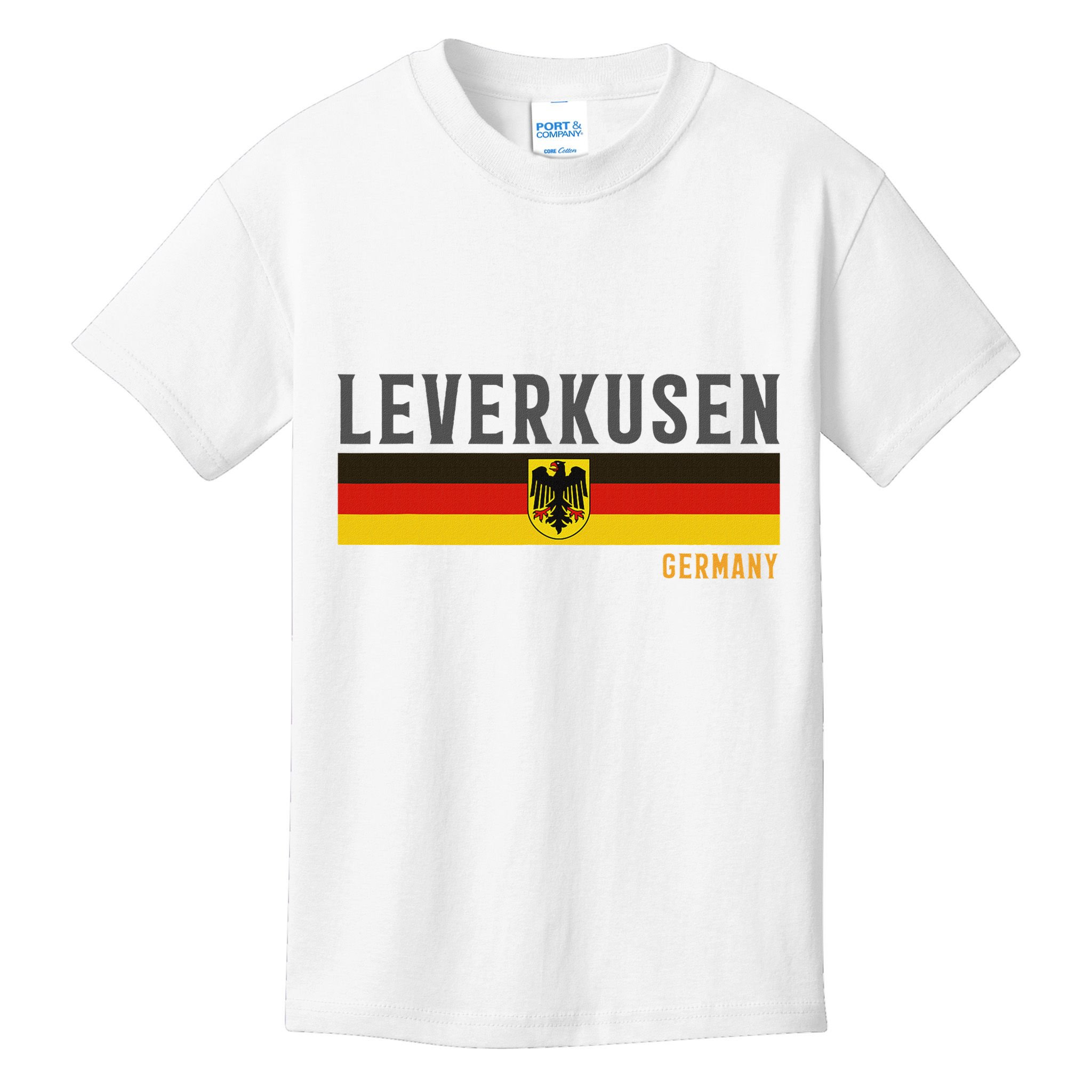 Leverkusen Germany Germany Flag Kids T-Shirt