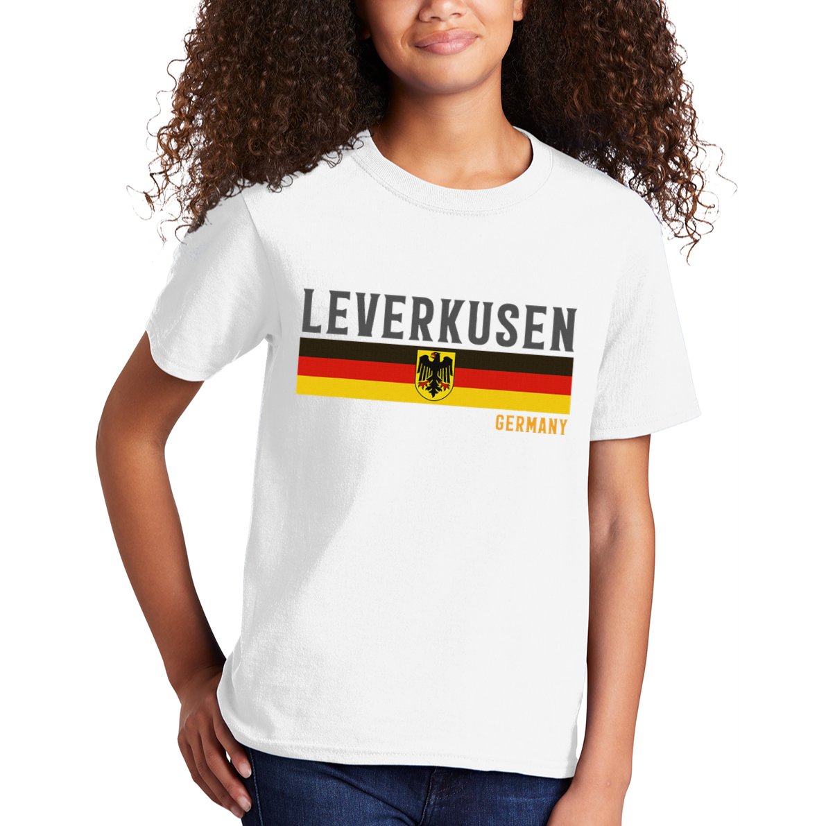 Leverkusen Germany Germany Flag Kids T-Shirt