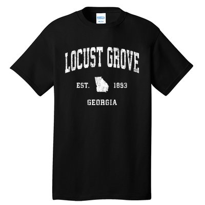 Locust Grove Georgia Ga Vintage Athletic Tall T-Shirt