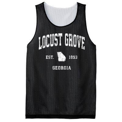 Locust Grove Georgia Ga Vintage Athletic Mesh Reversible Basketball Jersey Tank