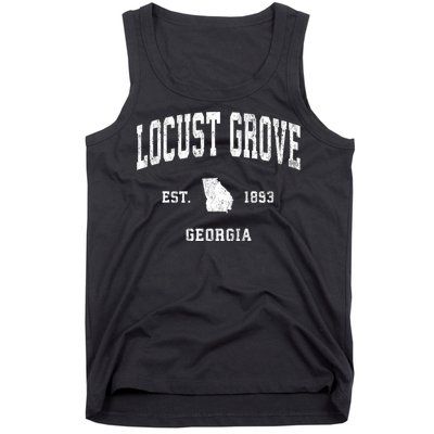 Locust Grove Georgia Ga Vintage Athletic Tank Top