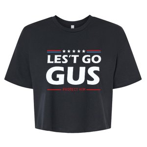 Lets Go Gus Harris Walz 2024 For President Bella+Canvas Jersey Crop Tee