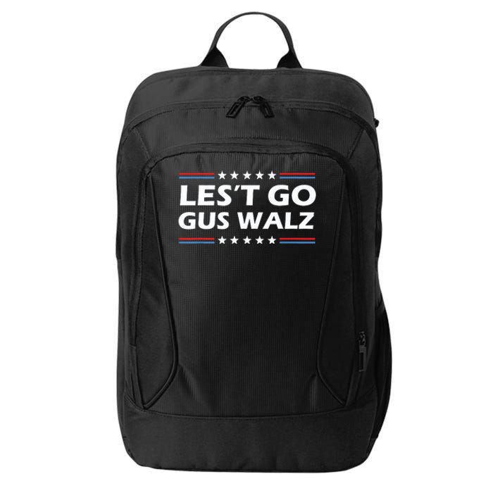 Lets Go Gus Walz Son Of Us Vice President City Backpack