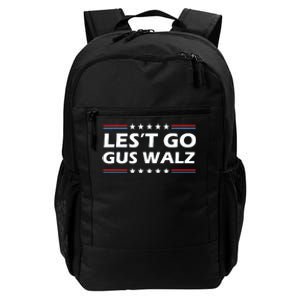 Lets Go Gus Walz Son Of Us Vice President Daily Commute Backpack