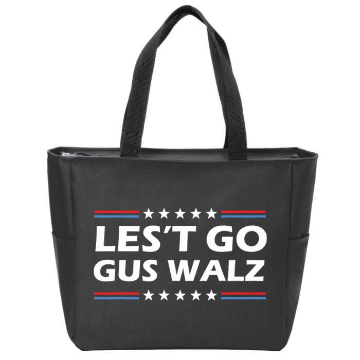 Lets Go Gus Walz Son Of Us Vice President Zip Tote Bag