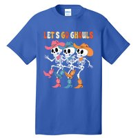 LetS Go Ghouls Halloween Dancing Skeleton Ghost Gift Tall T-Shirt