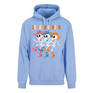 LetS Go Ghouls Halloween Dancing Skeleton Ghost Gift Unisex Surf Hoodie