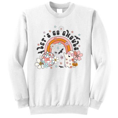 Lets Go Ghouls Halloween Ghost Sweatshirt