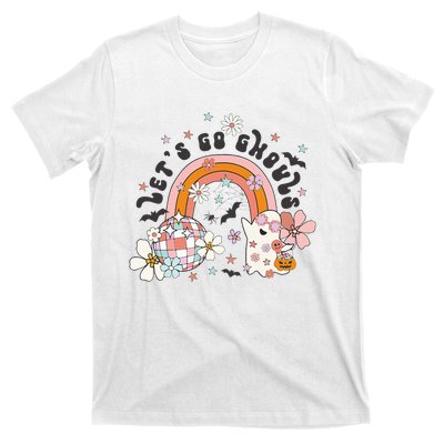 Lets Go Ghouls Halloween Ghost T-Shirt